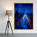 New York Canvas Print – Night City Wall Art, Urban Wall Decor, Ready to Hang Modern Wall Decoration