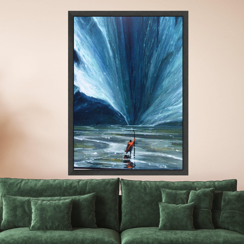 Parting Sea Canvas Print – Inspirational Wall Art, Faith Wall Decor, Ready to Hang Ocean Wall Decoration