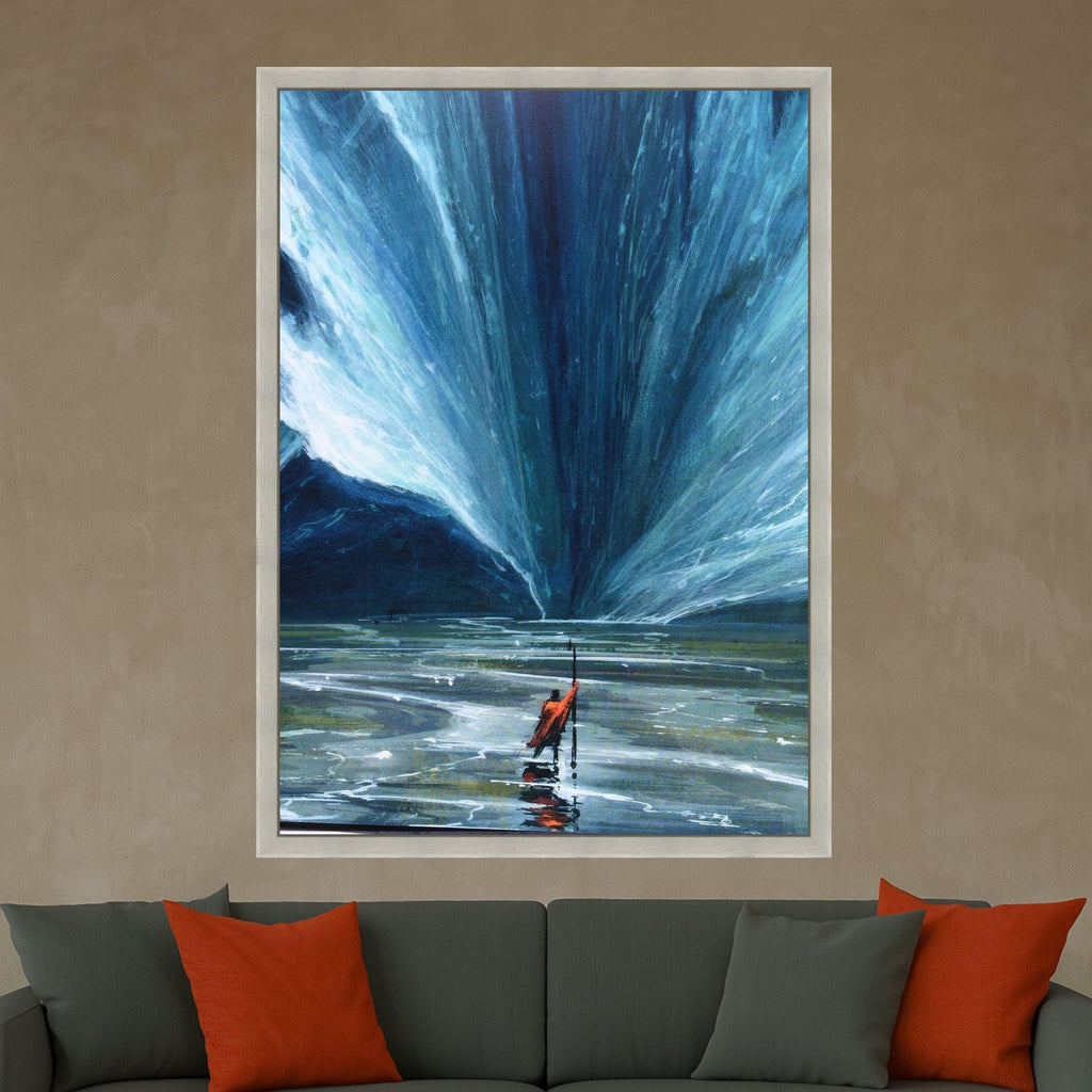 Parting Sea Canvas Print – Inspirational Wall Art, Faith Wall Decor, Ready to Hang Ocean Wall Decoration
