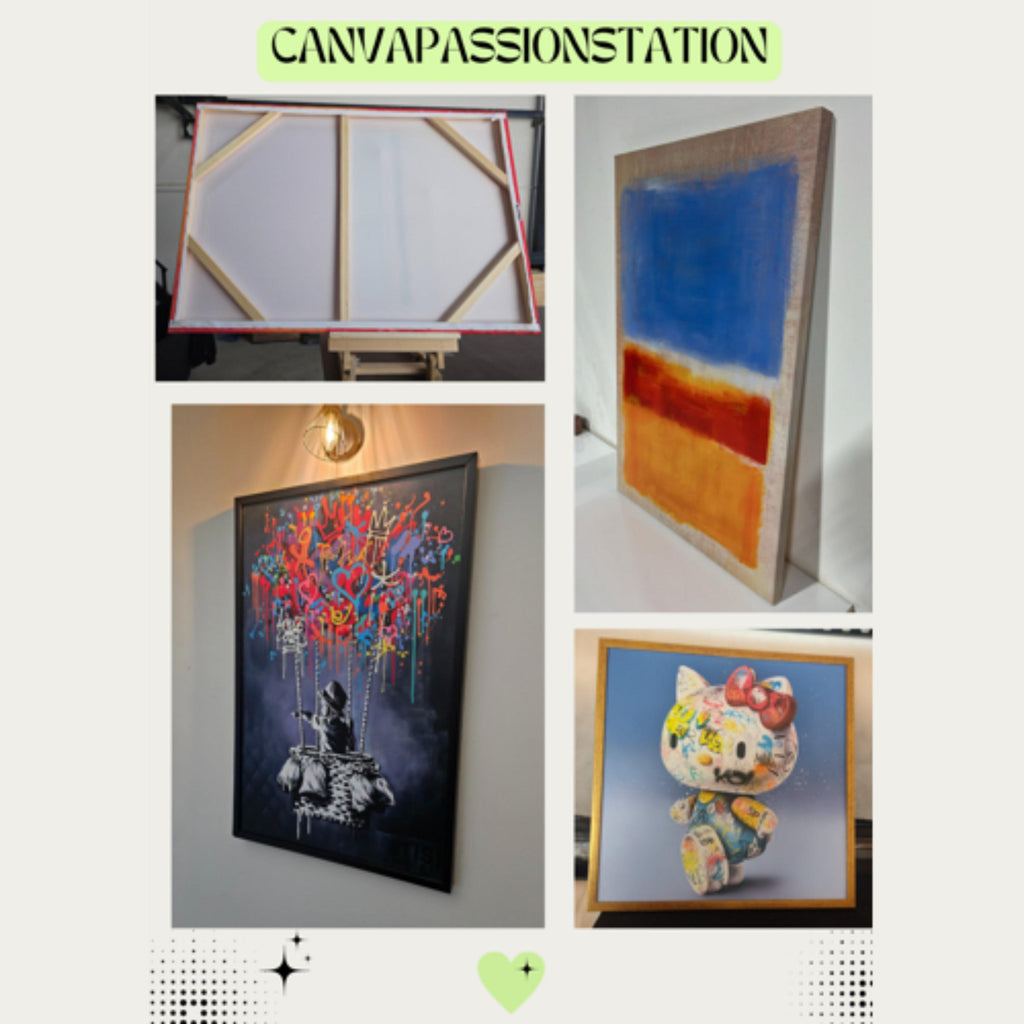Mediterranean Seaside Canvas Print – Colorful Coastal Wall Art – Tropical Wall Decor Ready to Hang