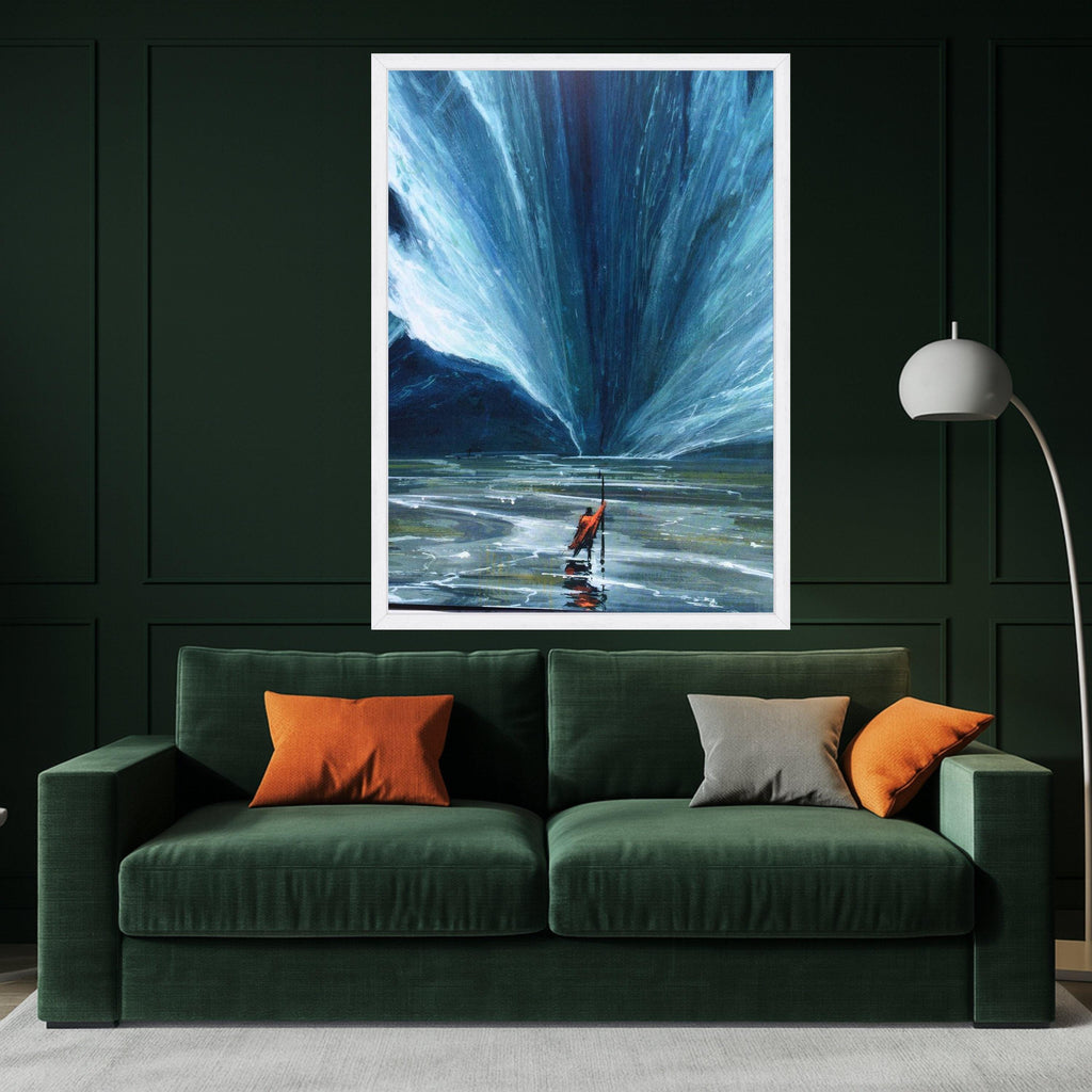 Parting Sea Canvas Print – Inspirational Wall Art, Faith Wall Decor, Ready to Hang Ocean Wall Decoration