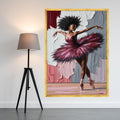Ballerina Canvas Print – Elegant Wall Art, Dance Wall Decor, Ready to Hang Modern Wall Decoration