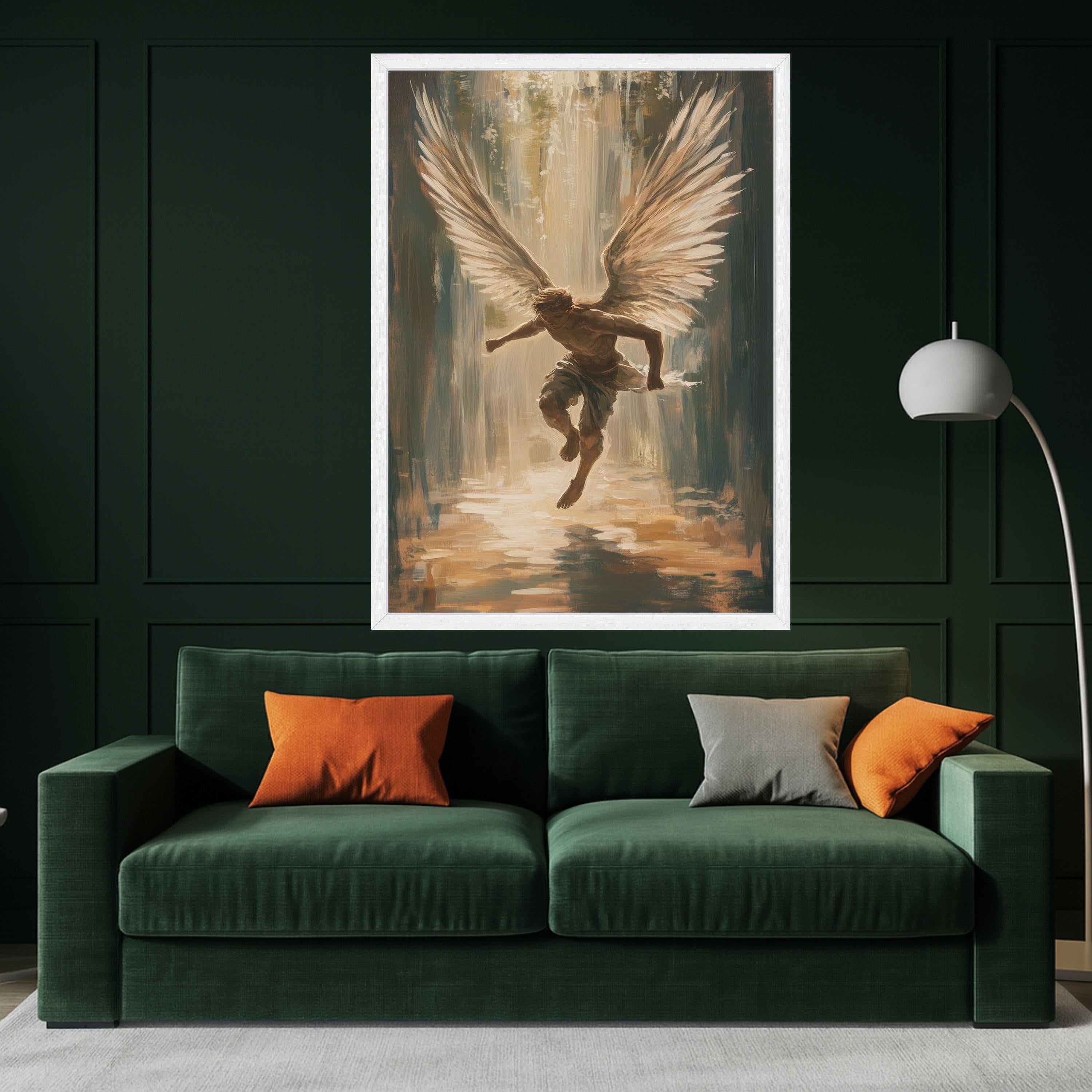 Angel Canvas Print – Inspirational Wall Art, Spiritual Wall Decor, Modern Artwork Ready to Hang