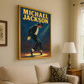 Michael Jackson Canvas Print – Iconic Music Wall Art Ready to Hang – Pop Legend Wall Decor for Home or Studio