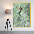 Ballerina Canvas Print – Elegant Wall Art, Impressionist Wall Decor, Ready to Hang Ballet Wall Decoration