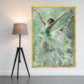Ballerina Canvas Print – Elegant Wall Art, Impressionist Wall Decor, Ready to Hang Ballet Wall Decoration