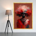 Abstract Portrait Canvas Print – Modern Wall Art, Vibrant Wall Decor, Contemporary Artwork Ready to Hang