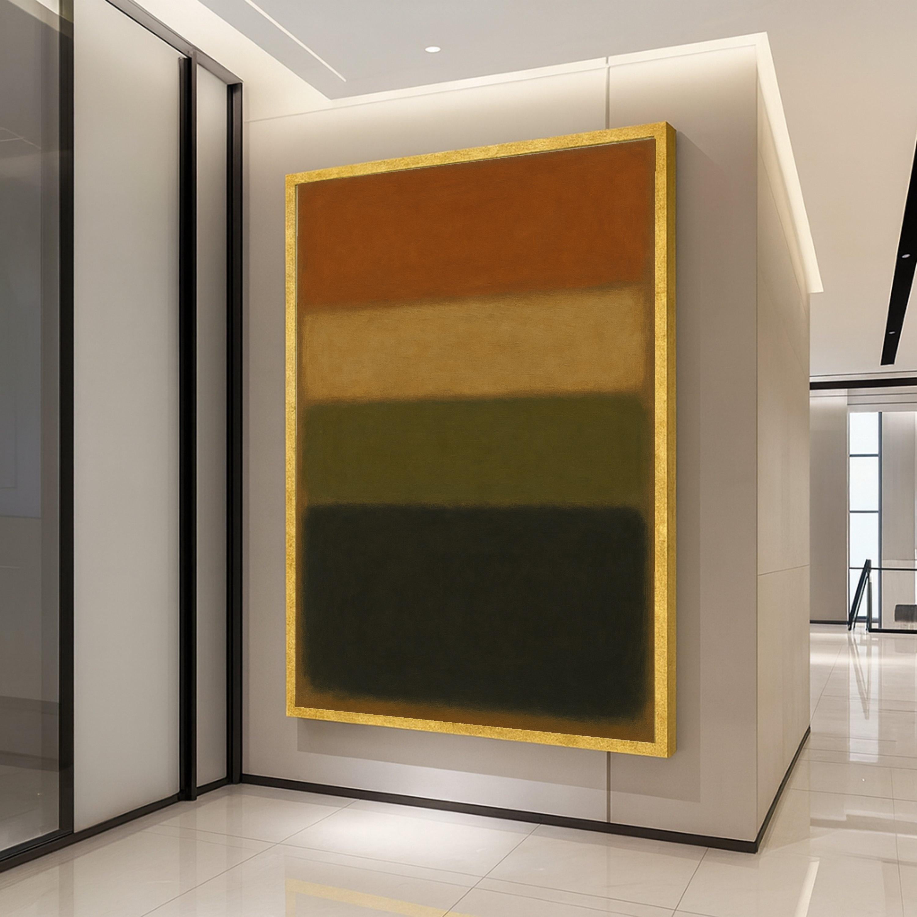 Abstract Color Block Canvas Print – Minimalist Wall Art, Modern Wall Decor, Ready to Hang Wall Decoration