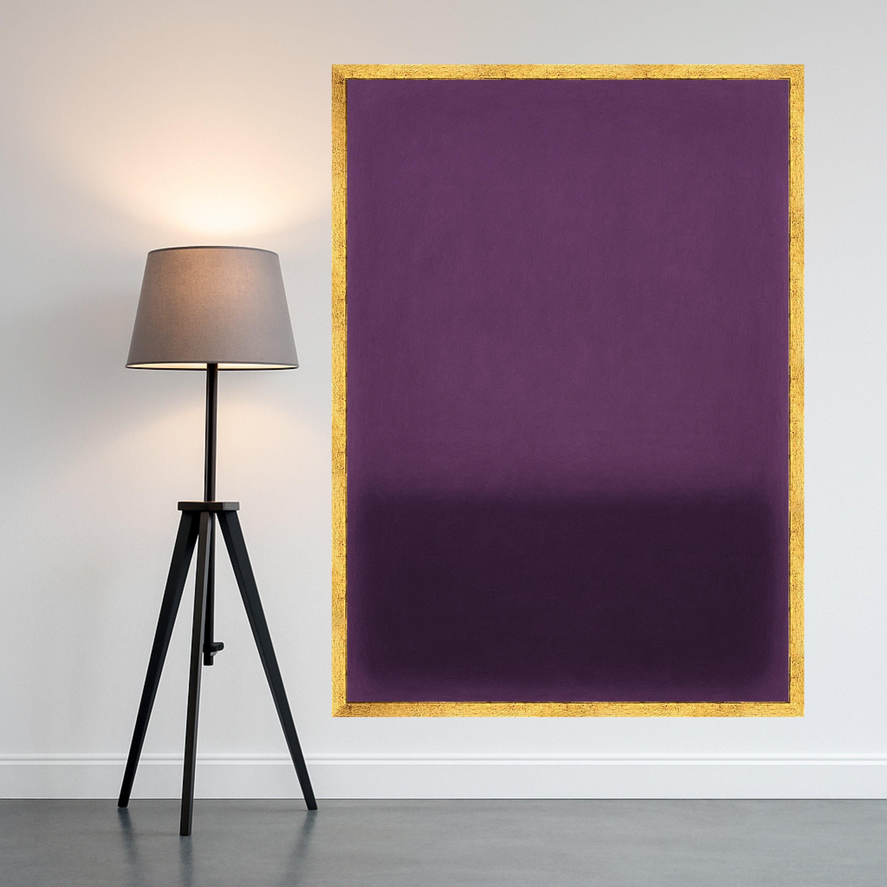 Purple Gradient Canvas Print – Minimalist Wall Art, Modern Wall Decor, Ready to Hang Wall Decoration