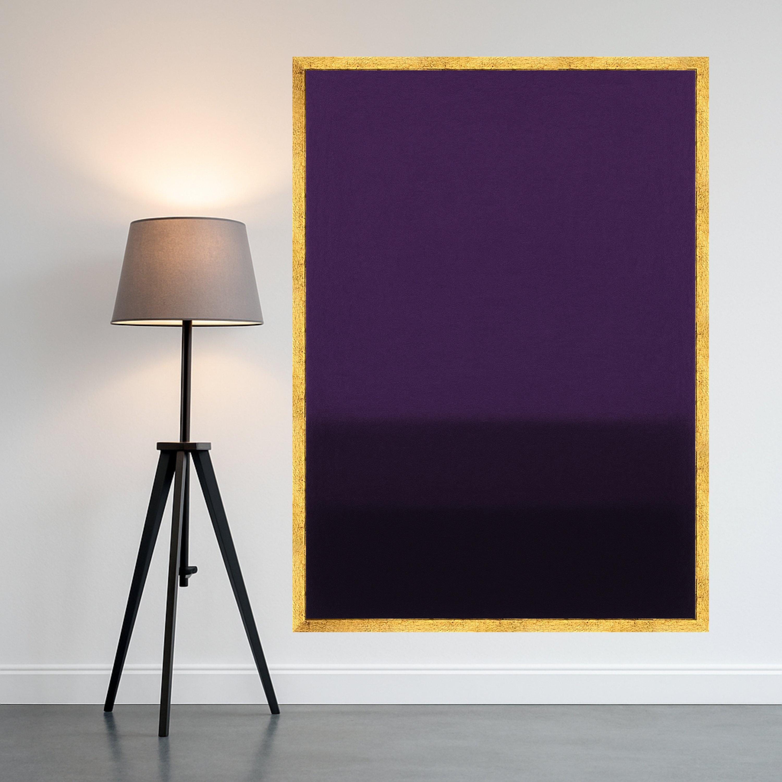Mark Rothko Deep Purple Autumn Ombre Painting Print, Gradient Abstract Canvas Wall Art, Modern Minimalist Fall Season Home Decor