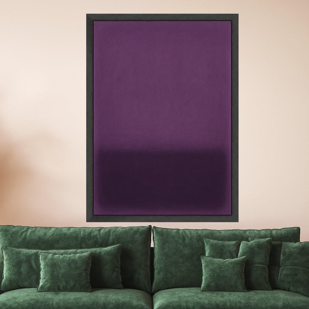 Purple Gradient Canvas Print – Minimalist Wall Art, Modern Wall Decor, Ready to Hang Wall Decoration