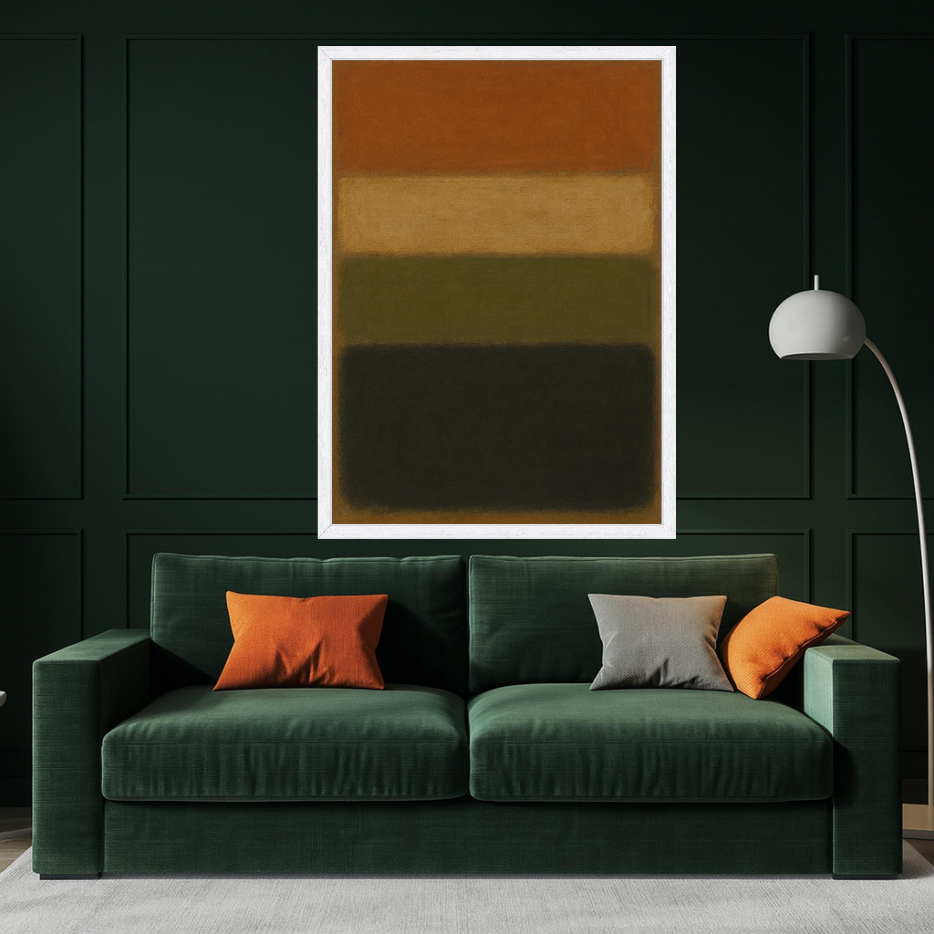 Abstract Color Block Canvas Print – Minimalist Wall Art, Modern Wall Decor, Ready to Hang Wall Decoration