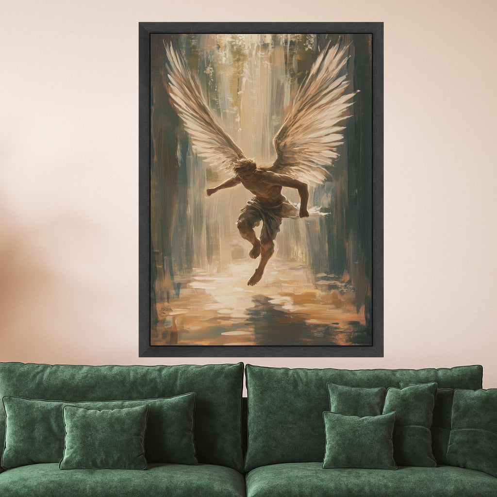 Angel Canvas Print – Inspirational Wall Art, Spiritual Wall Decor, Modern Artwork Ready to Hang