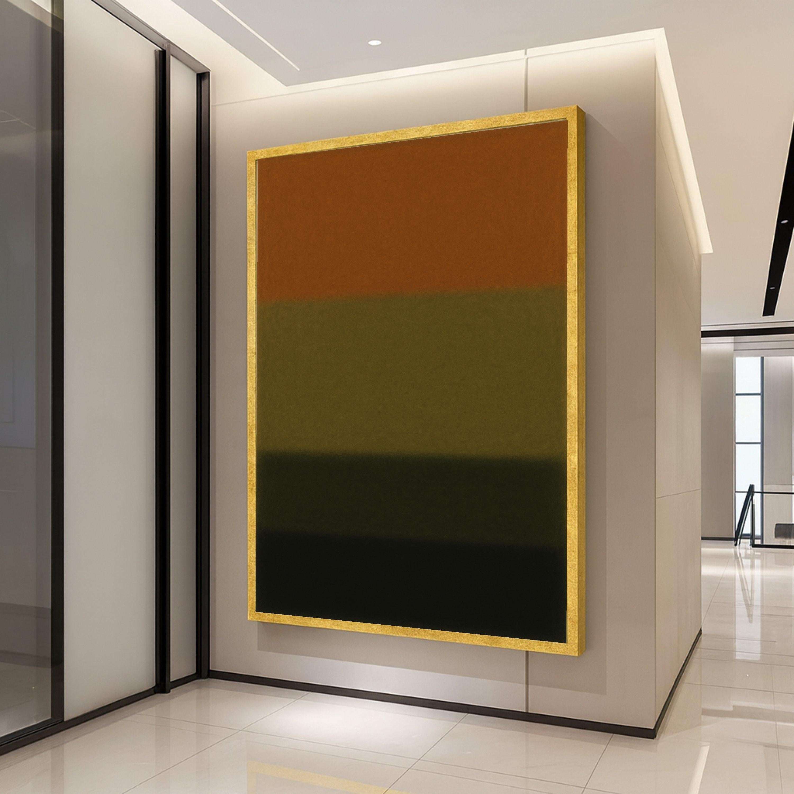 Mark Rothko Autumn Masterpiece Abstract Wall Art Print, Fall Color Field Painting Reproduction, Modern Museum Quality Canvas Decor