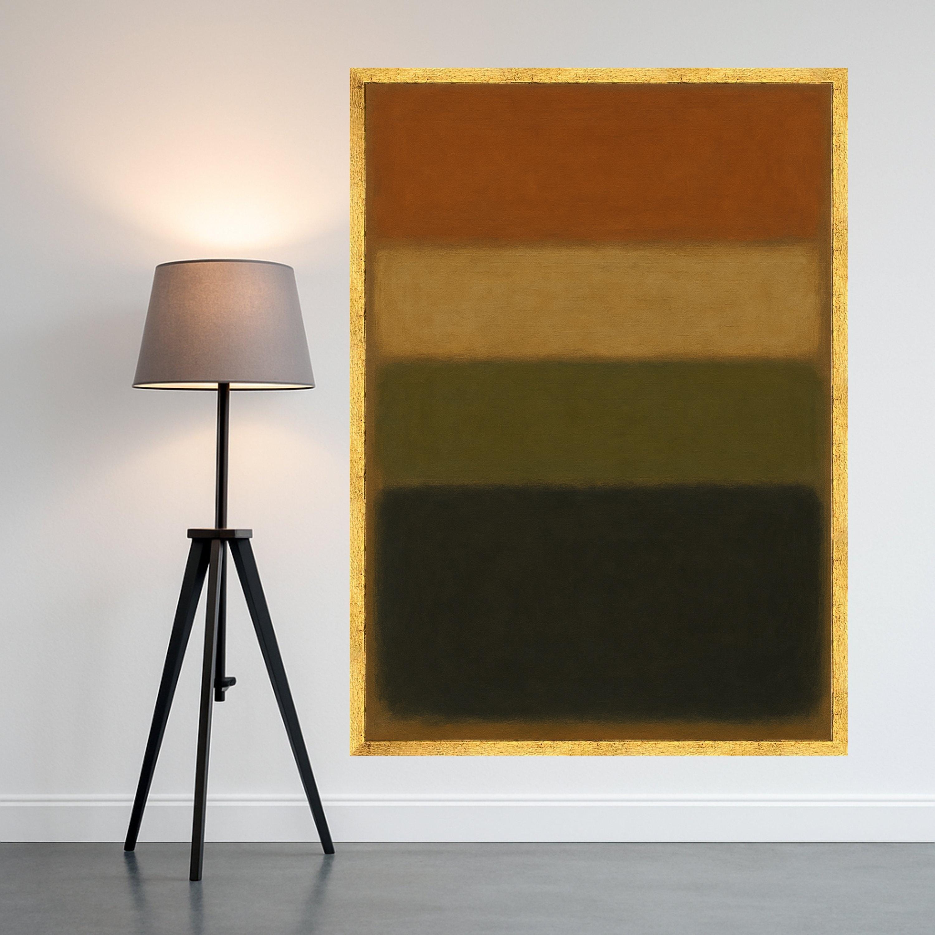 Abstract Color Block Canvas Print – Minimalist Wall Art, Modern Wall Decor, Ready to Hang Wall Decoration
