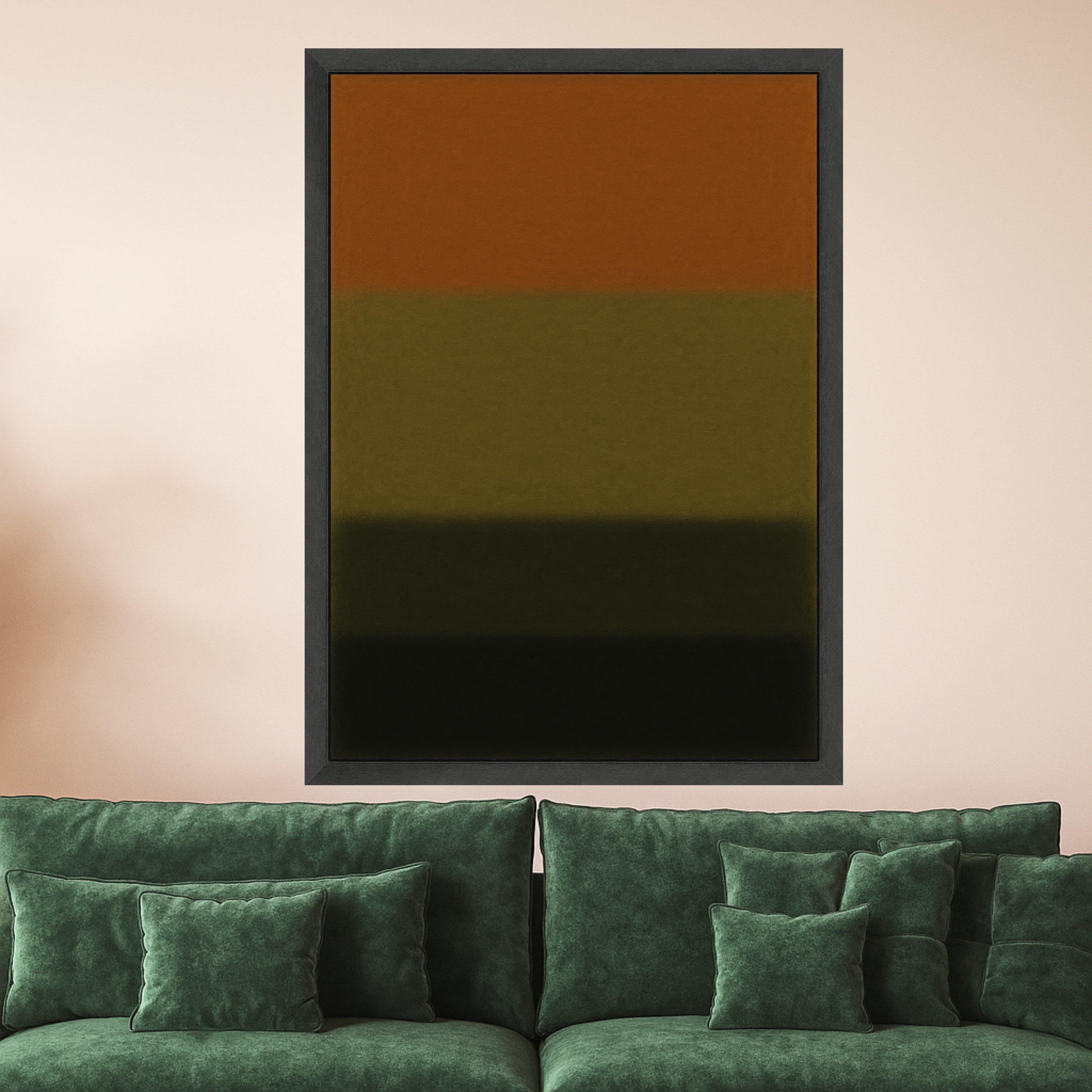Mark Rothko Autumn Masterpiece Abstract Wall Art Print, Fall Color Field Painting Reproduction, Modern Museum Quality Canvas Decor