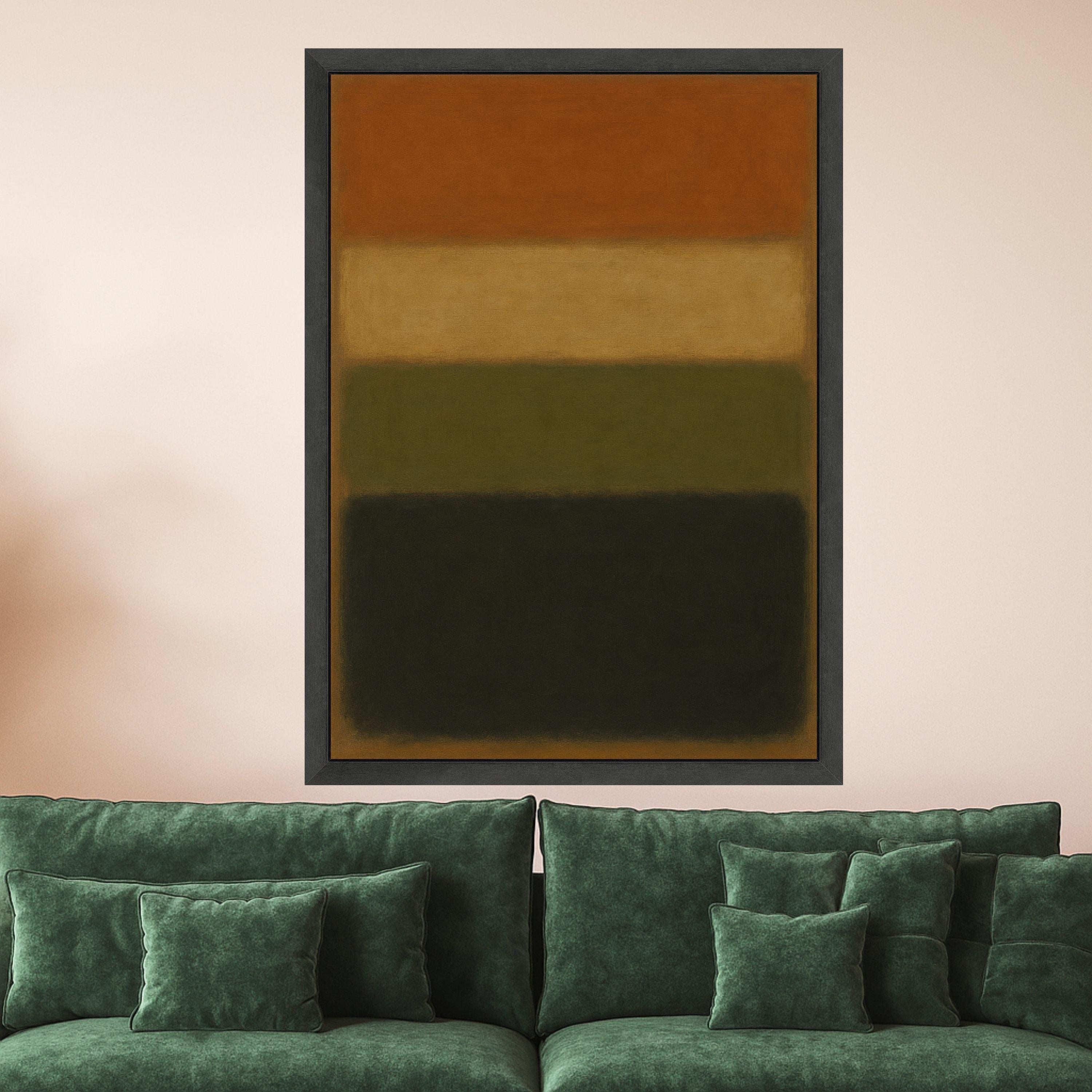 Abstract Color Block Canvas Print – Minimalist Wall Art, Modern Wall Decor, Ready to Hang Wall Decoration