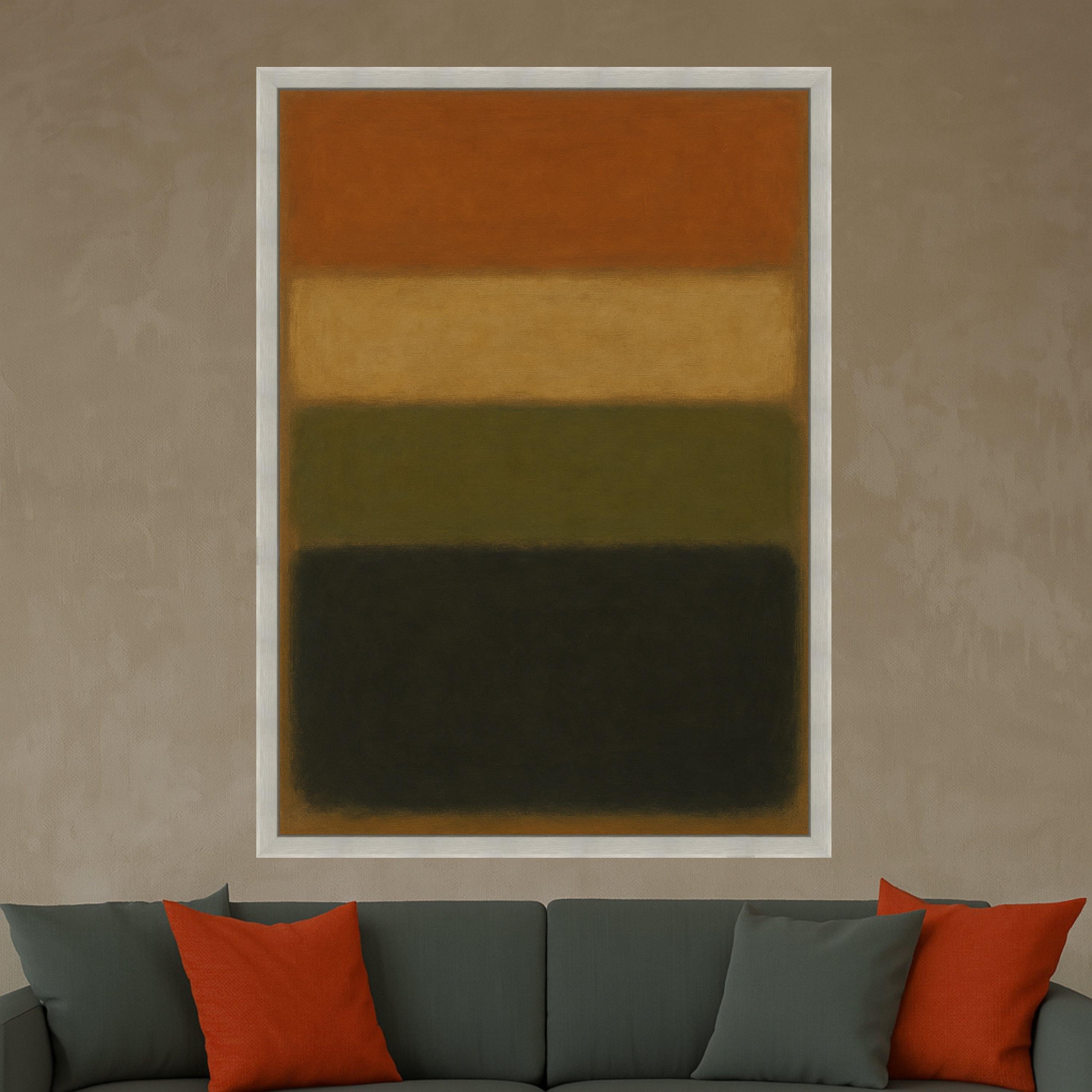 Abstract Color Block Canvas Print – Minimalist Wall Art, Modern Wall Decor, Ready to Hang Wall Decoration