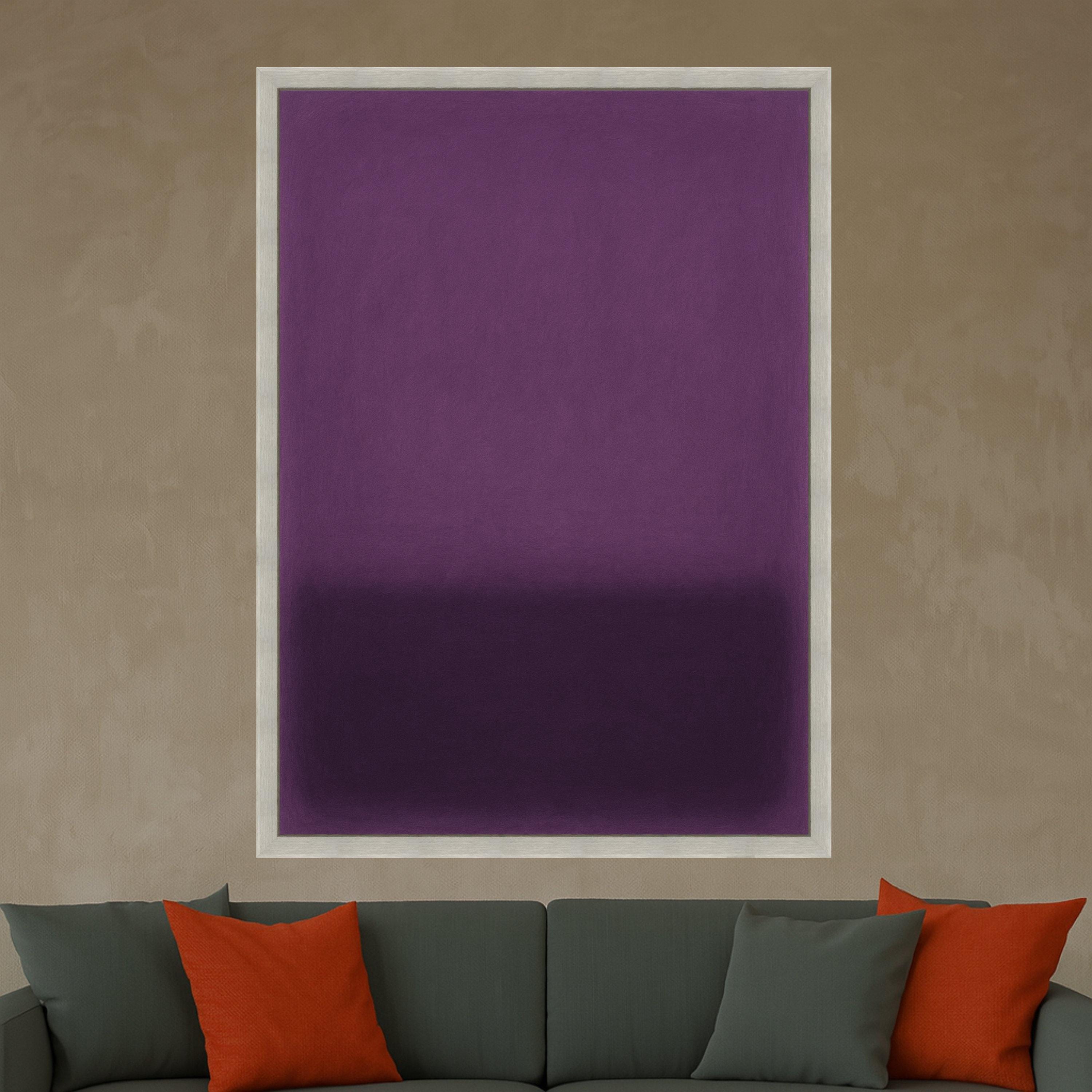 Purple Gradient Canvas Print – Minimalist Wall Art, Modern Wall Decor, Ready to Hang Wall Decoration