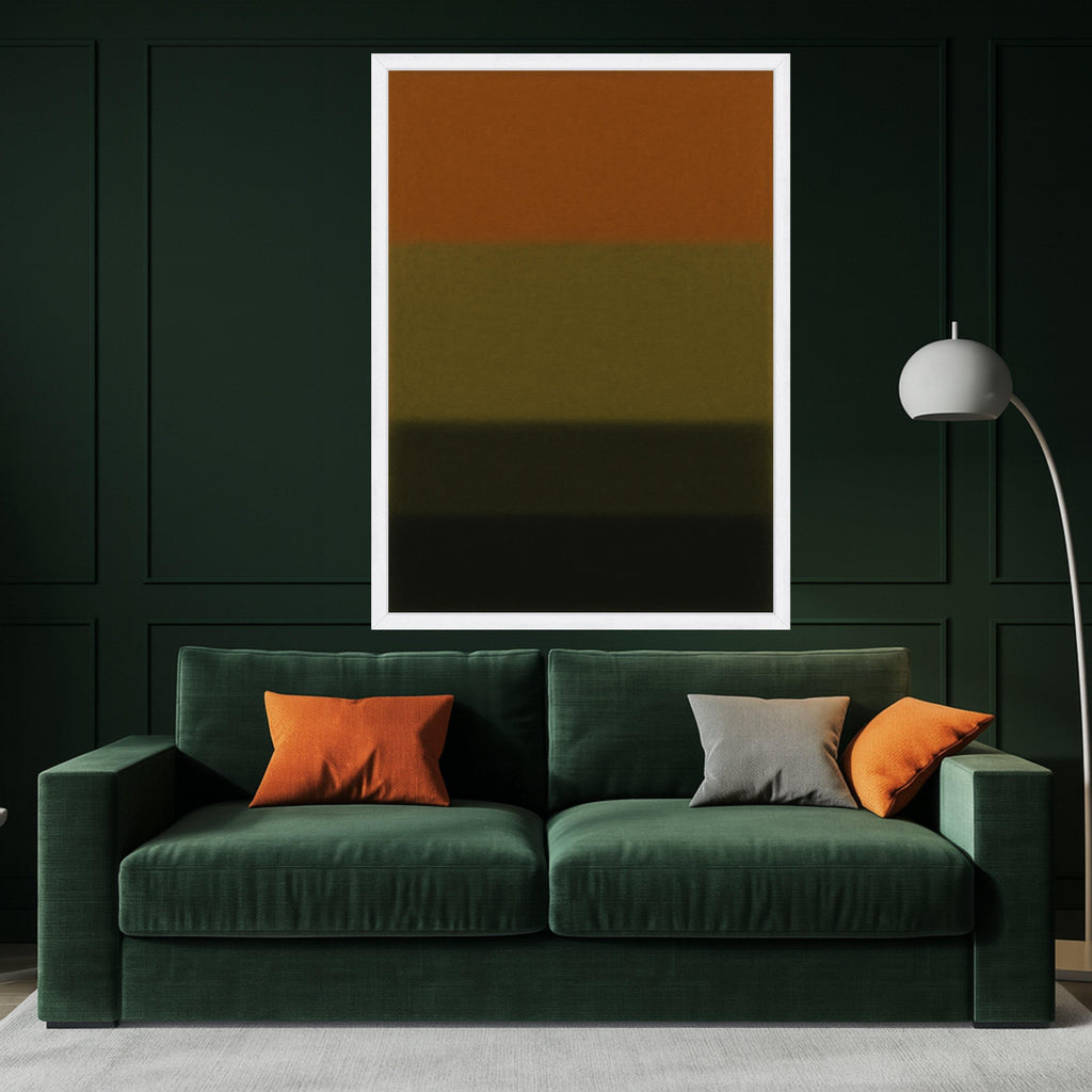 Mark Rothko Autumn Masterpiece Abstract Wall Art Print, Fall Color Field Painting Reproduction, Modern Museum Quality Canvas Decor