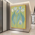 Botanical Canvas Print Wall Decoration – Modern Floral Wall Art Ready to Hang Wall Decor
