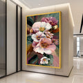 Floral Canvas Print Wall Decoration – Modern Flower Wall Art Ready to Hang Wall Decor