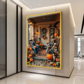 Skeleton Family Halloween Canvas Print – Wall Art, Wall Decor, Ready to Hang Fall Wall Decoration