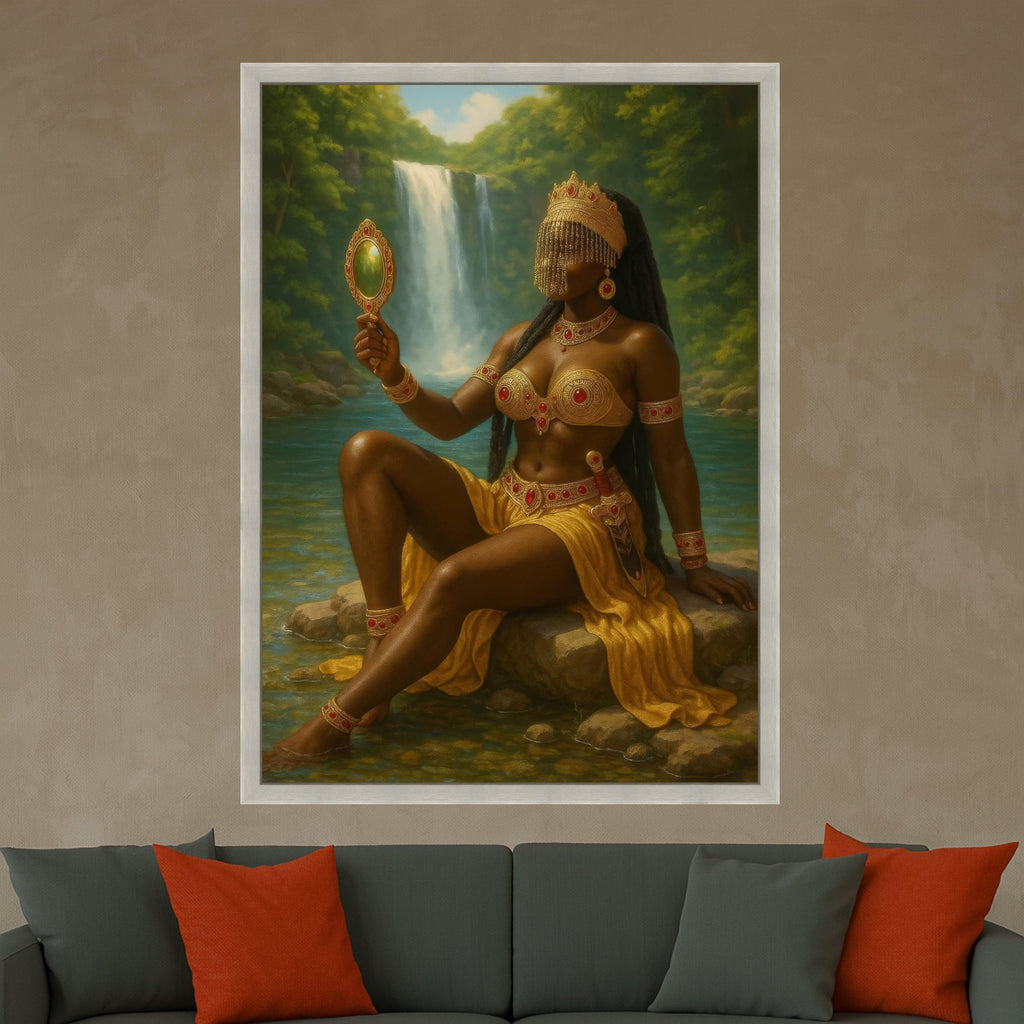 Goddess Canvas Print – Regal Wall Decoration & Wall Décor – Mythical Wall Art Ready to Hang for Home or Office