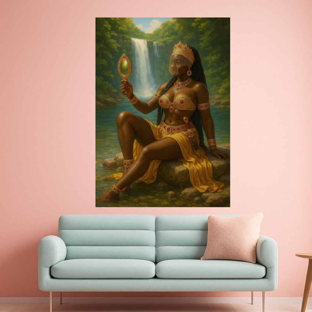 Goddess Canvas Print – Regal Wall Decoration & Wall Décor – Mythical Wall Art Ready to Hang for Home or Office