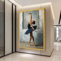 Ballet Dancer Canvas Print – Elegant Ballerina Wall Art – Dance Wall Decor – Ready to Hang Canvas – Modern Wall Decoration