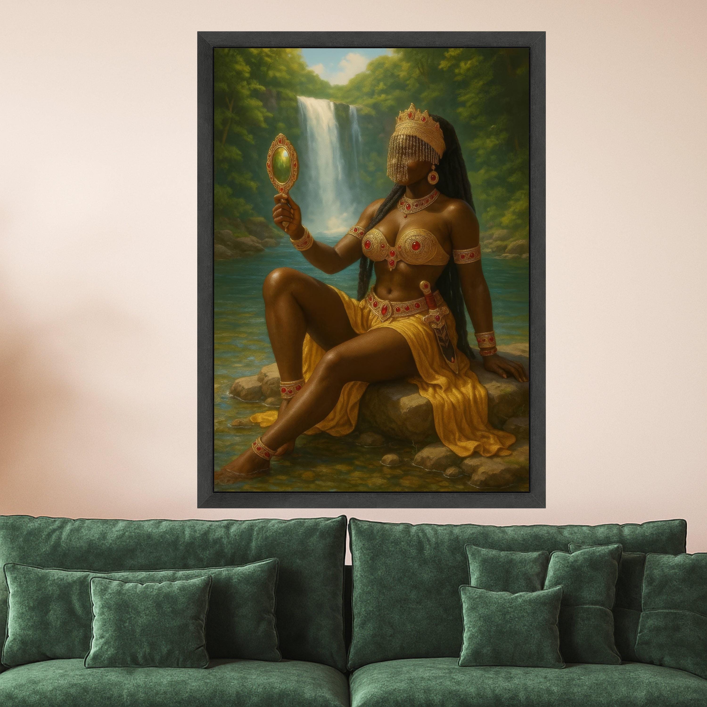Goddess Canvas Print – Regal Wall Decoration & Wall Décor – Mythical Wall Art Ready to Hang for Home or Office