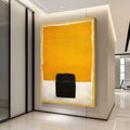 Mark Rothko Canvas Art, Bold Yellow and Black Blocks, Minimalist Geometric Canvas, Contemporary Home Decoration, Ready To Hang,