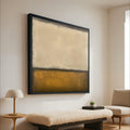Minimalist Abstract Canvas Wall Art, Modern Geometric Painting, Neutral Tones Wall Art, Contemporary Home Decor, Canvas Ready To Hang,