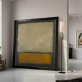 Mark Rothko Abstract Canvas Wall Art, Earth Tone Modern Art Print, Brown and Beige Color Block Canvas, Contemporary Home Ready To Hang,