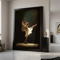 Romantic Dance Couple, Ballet Canvas Art, Elegant Wall Print, Contemporary Dance Decor, Home Art Design Ready To Hang,