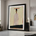 Abstract Woman Portrait, Minimalist Canvas, Modern Wall Art, Contemporary Home Decor, Artistic Print Design Ready To Hang,