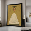 Abstract Portrait Canvas, Modern Minimalist Art, Figurative Wall Art, Contemporary Home Decor Ready To Hang,