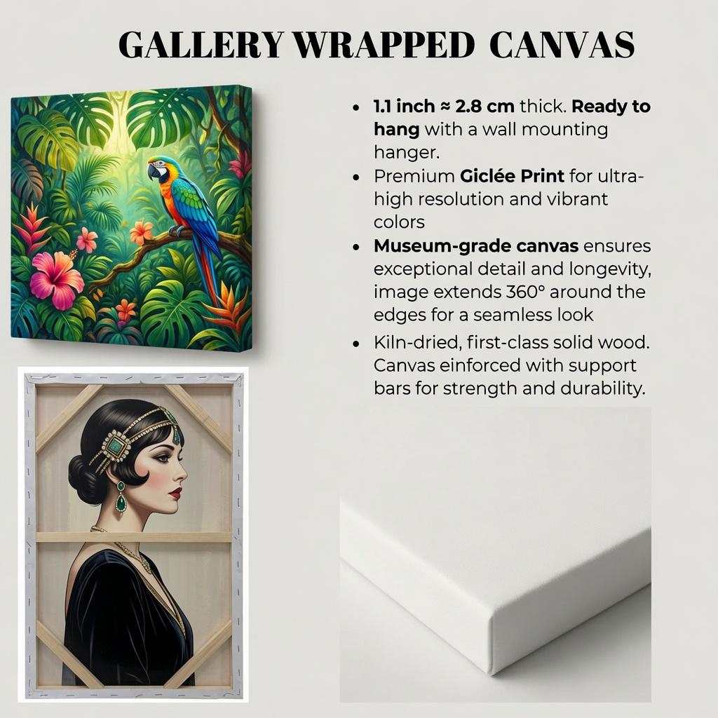 Cozy Rainy Night Reading Nook Canvas Print, Whimsical Cat and Plants Illustration, Blue Pink Bedroom Wall Decor